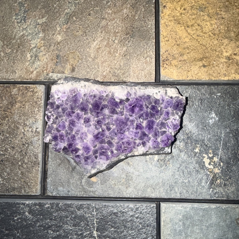 Purple Amethyst Crystal Cluster Mineral 4in 1lb